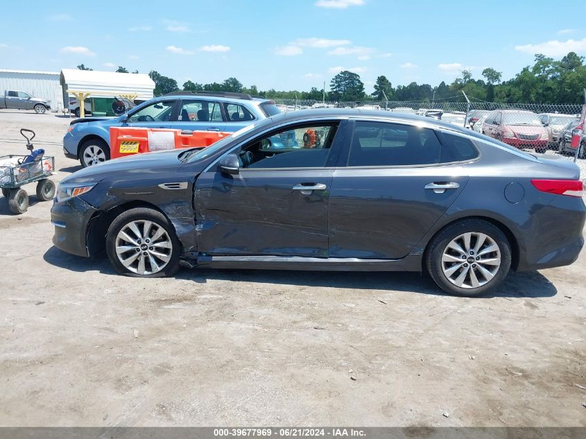 2018 Kia Optima Ex VIN: 5XXGU4L34JG227790 Lot: 39677969