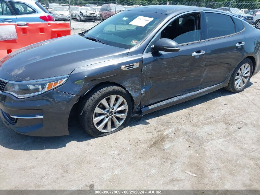 2018 Kia Optima Ex VIN: 5XXGU4L34JG227790 Lot: 39677969