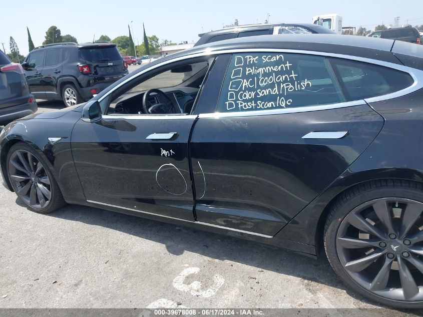 2016 Tesla Model S 60D/70D/75D/85D/90D VIN: 5YJSA1E24GF161162 Lot: 39678008