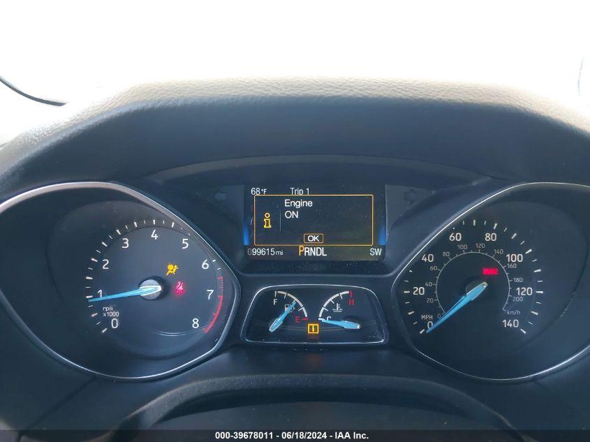 2015 Ford Focus Se VIN: 1FADP3F21FL205587 Lot: 39678011