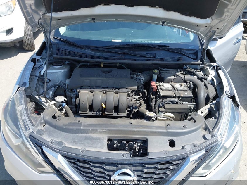 2016 Nissan Sentra Sv VIN: 3N1AB7AP9GY309018 Lot: 39678012