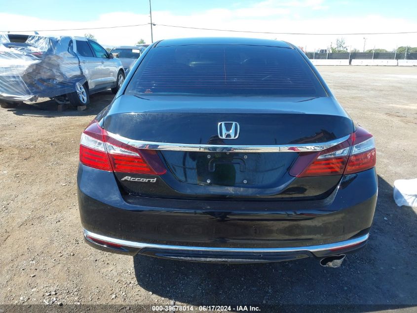 2016 Honda Accord Lx VIN: 1HGCR2F31GA195418 Lot: 39678014