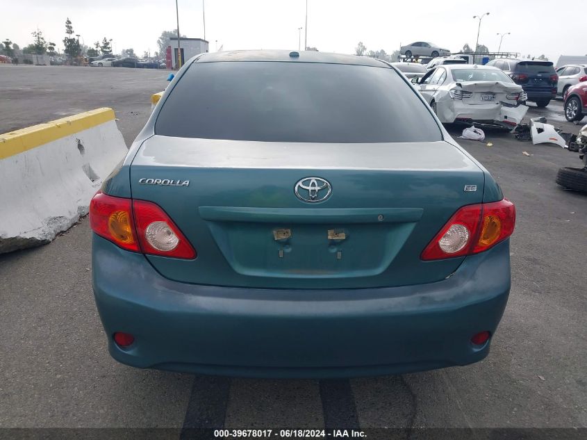 2009 Toyota Corolla Le VIN: 1NXBU40E69Z009383 Lot: 39678017