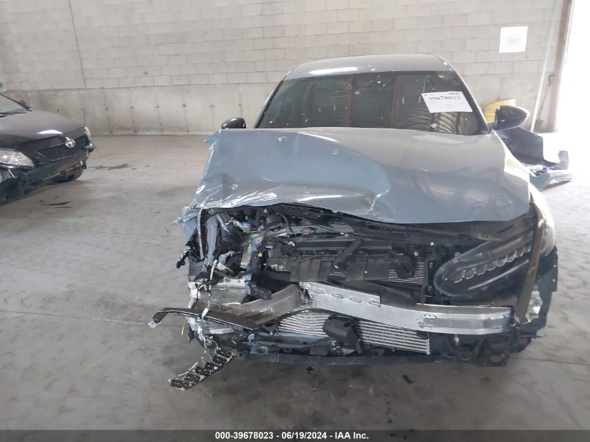 2022 Honda Accord Sport VIN: 1HGCV1F30NA068324 Lot: 39678023