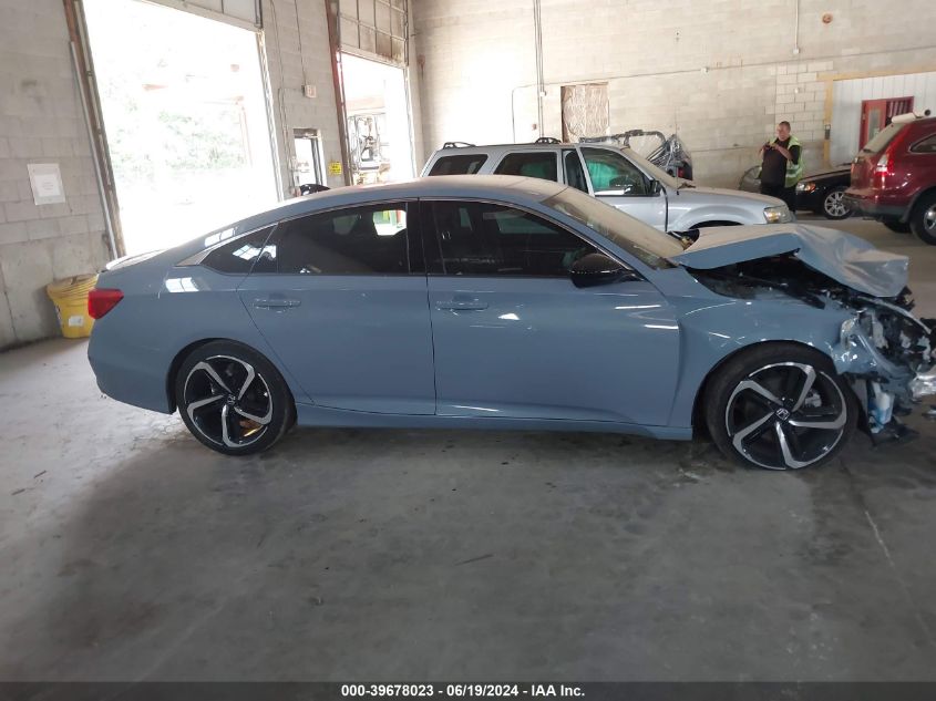 2022 Honda Accord Sport VIN: 1HGCV1F30NA068324 Lot: 39678023