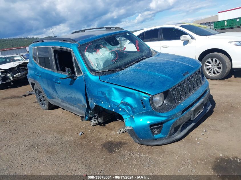 2022 Jeep Renegade Altitude 4X4 VIN: ZACNJDE15NPN53348 Lot: 39678031