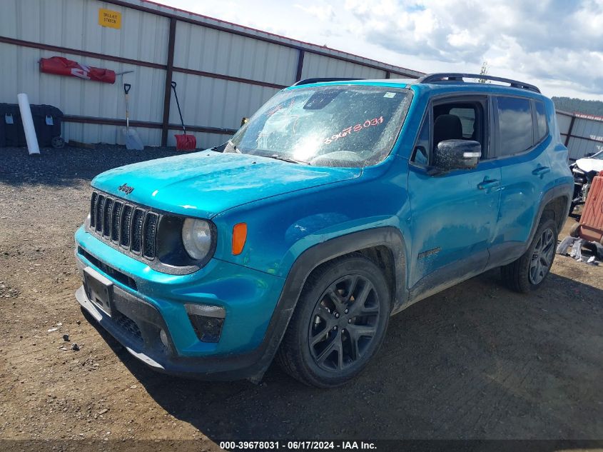 2022 Jeep Renegade Altitude 4X4 VIN: ZACNJDE15NPN53348 Lot: 39678031