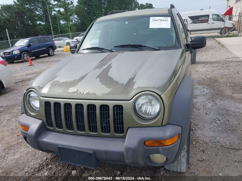 2003 Jeep Liberty Sport VIN: 1J4GK48K73W622208 Lot: 39678043