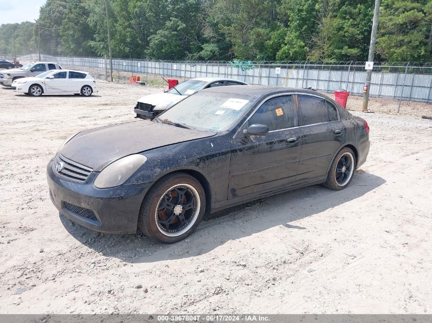 JNKCV51E45M207849 | 2005 INFINITI G35