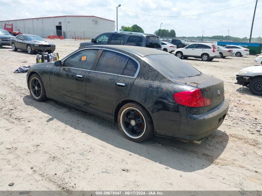 JNKCV51E45M207849 | 2005 INFINITI G35