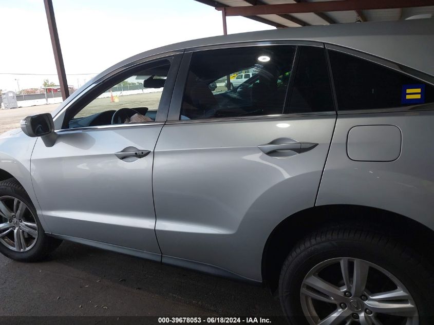 2015 Acura Rdx VIN: 5J8TB4H50FL028596 Lot: 39678053