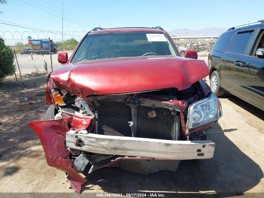 2007 Toyota Highlander V6 VIN: JTEDP21A770139452 Lot: 39678083