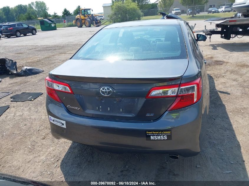 2013 Toyota Camry Se VIN: 4T1BF1FK6DU298554 Lot: 39678092