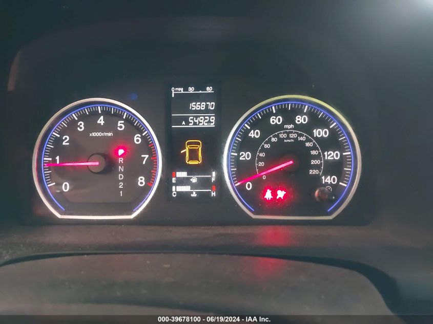 2008 Honda Cr-V Lx VIN: JHLRE483X8C048374 Lot: 39678100