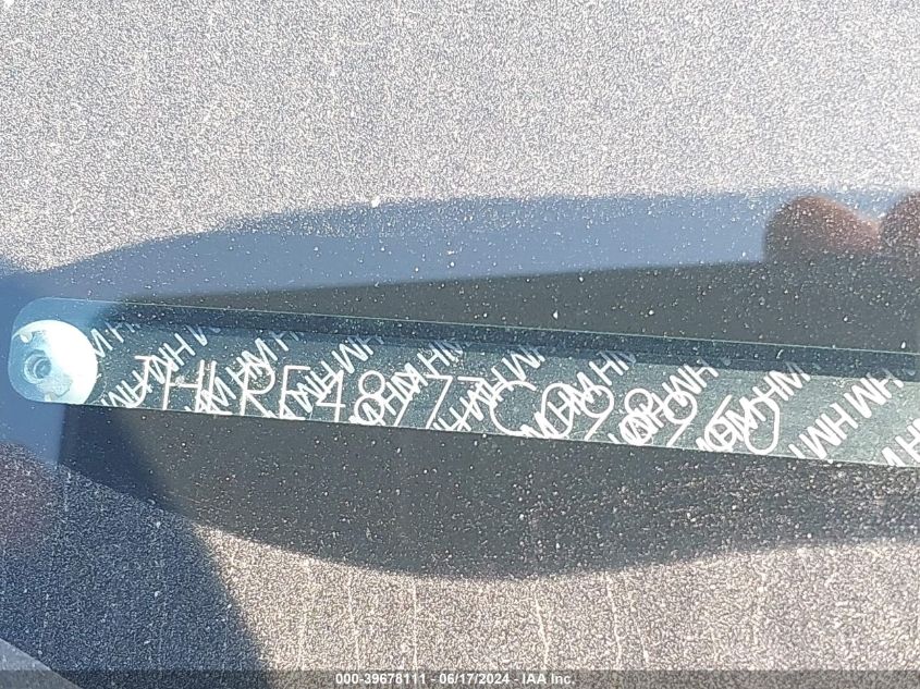 2007 Honda Cr-V Ex-L VIN: JHLRE48777C098960 Lot: 39678111