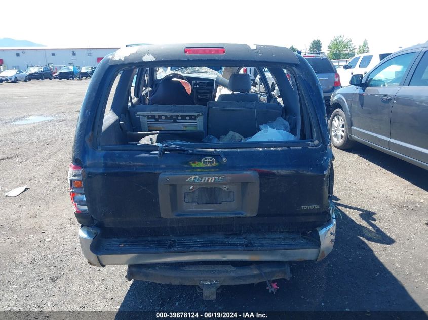 1996 Toyota 4Runner Sr5 VIN: JT3HN86R1T0019562 Lot: 39678124