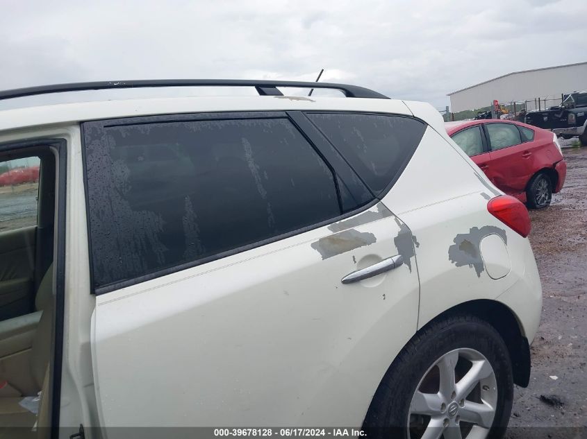 2009 Nissan Murano Sl VIN: JN8AZ18UX9W028667 Lot: 39678128