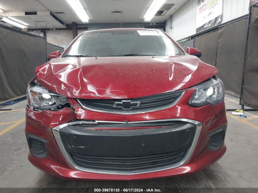 2019 Chevrolet Sonic Lt Auto VIN: 1G1JD5SBXK4113639 Lot: 39678130