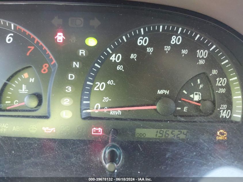 2003 Toyota Camry Le V6 VIN: 4T1BF30K03U558658 Lot: 39678132