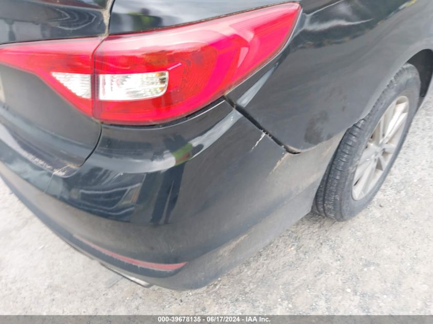 2016 Hyundai Sonata Se VIN: 5NPE24AF0GH332818 Lot: 39678135