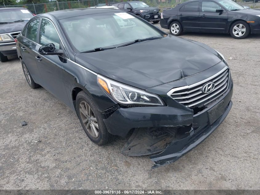 2016 Hyundai Sonata Se VIN: 5NPE24AF0GH332818 Lot: 39678135