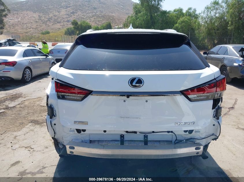 2022 Lexus Rx 350 F Sport Handling VIN: 2T2YZMDA0NC324190 Lot: 39678136