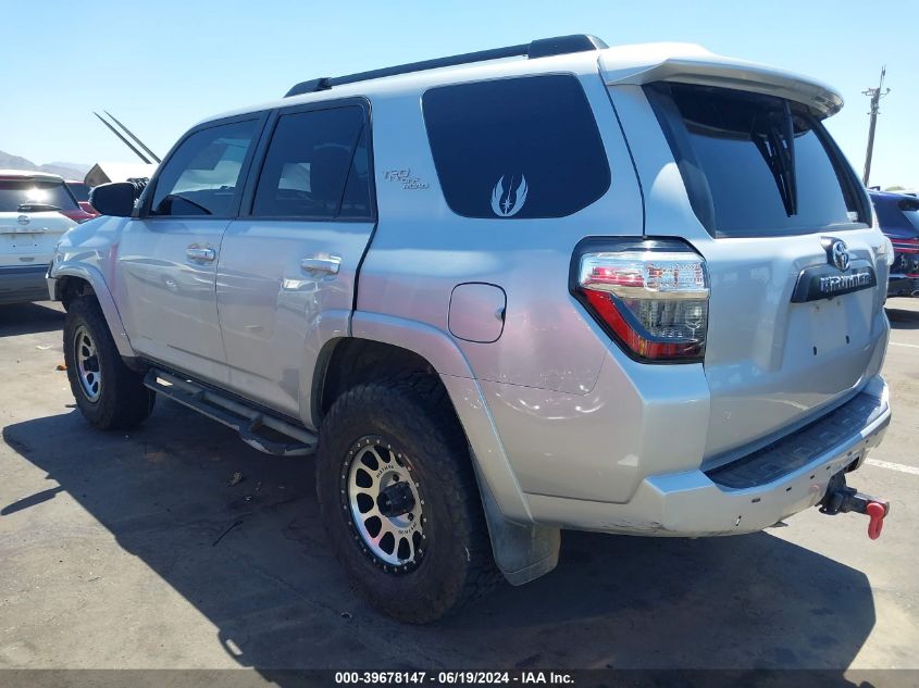 2020 Toyota 4Runner Sr5/Sr5 Premium/Venture/Limited/Night Shade/Trd Off Road/Trd Off Road Prem/Trd Pro VIN: JTEBU5JR9L5760809 Lot: 39678147