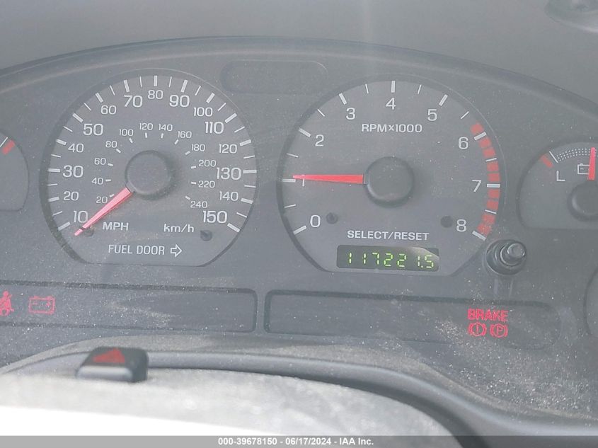 2002 Ford Mustang Gt VIN: 1FAFP42X02F116683 Lot: 39678150