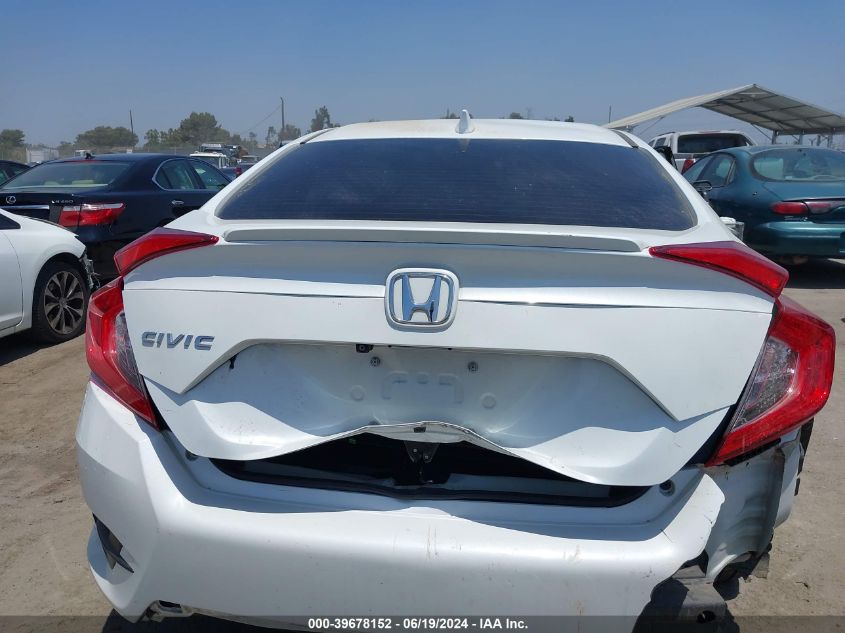 2019 Honda Civic Ex VIN: 19XFC1F31KE206219 Lot: 39678152