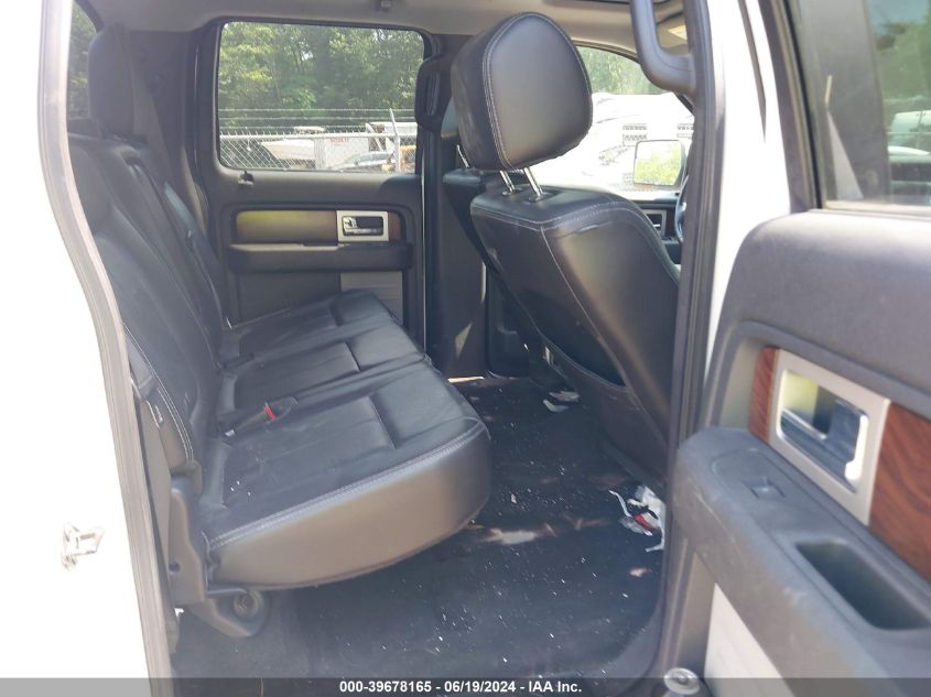 2012 Ford F-150 Lariat VIN: 1FTFW1EF6CFA07936 Lot: 39678165