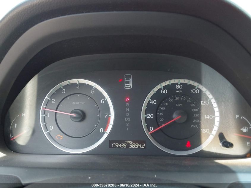 2010 Honda Accord 2.4 Lx-S VIN: 1HGCS1B3XAA017809 Lot: 39678205