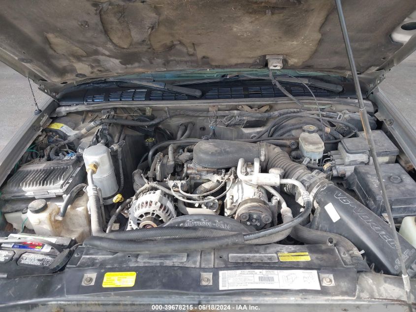 2000 Chevrolet Blazer Lt VIN: 1GNDT13W5Y2284652 Lot: 39678215