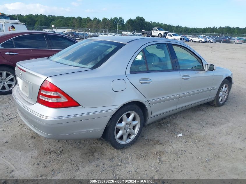 WDBRF61J43A489869 2003 Mercedes-Benz C 240