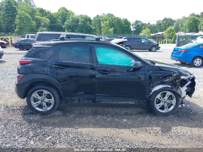 2022 Hyundai Kona Sel VIN: KM8K3CAB6NU760348 Lot: 39678238