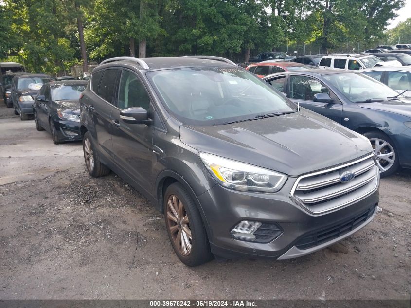 2017 Ford Escape Titanium VIN: 1FMCU0J93HUB85496 Lot: 39678242