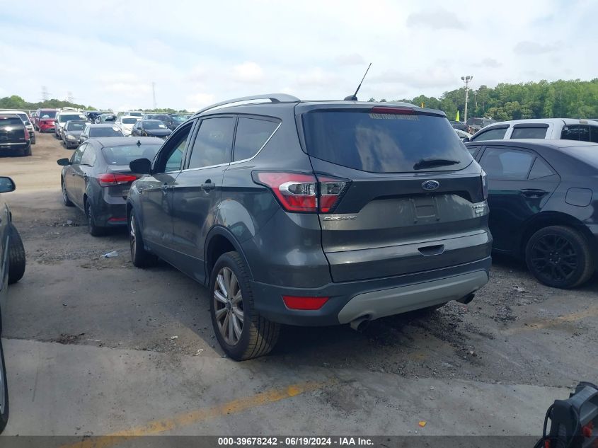 2017 Ford Escape Titanium VIN: 1FMCU0J93HUB85496 Lot: 39678242