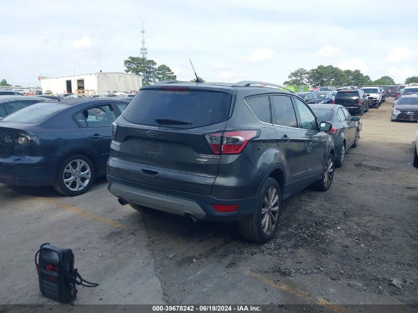 2017 Ford Escape Titanium VIN: 1FMCU0J93HUB85496 Lot: 39678242