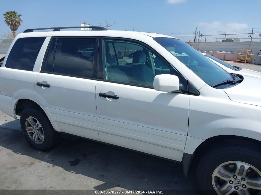 2005 Honda Pilot Ex-L VIN: 2HKYF18505H573918 Lot: 39678277