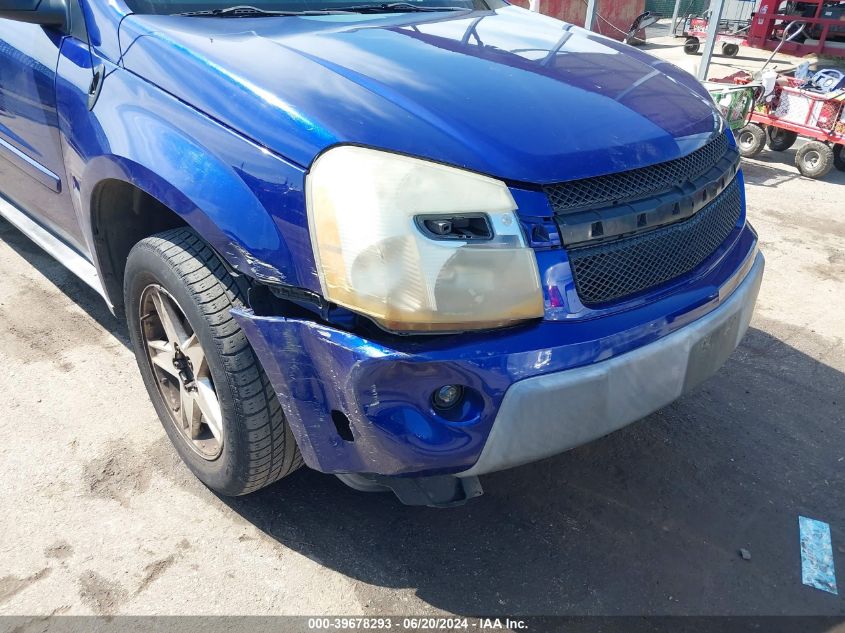2005 Chevrolet Equinox Lt VIN: 2CNDL73F956038273 Lot: 39678293