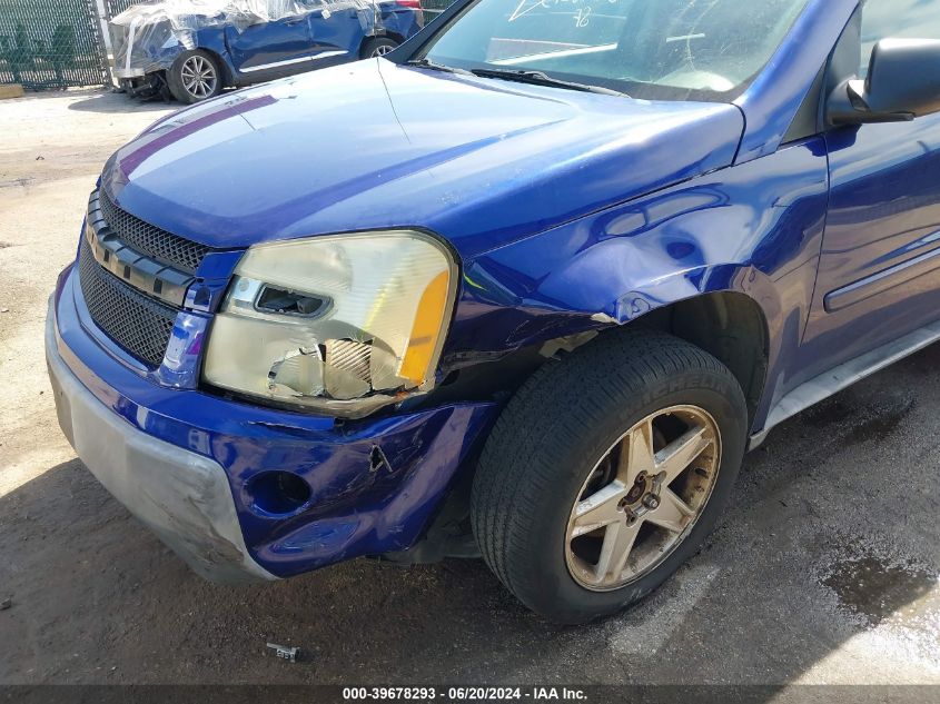 2005 Chevrolet Equinox Lt VIN: 2CNDL73F956038273 Lot: 39678293