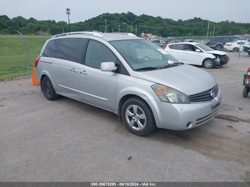 2007 Nissan Quest 3.5 S VIN: 5N1BV28U07N130639 Lot: 39678295