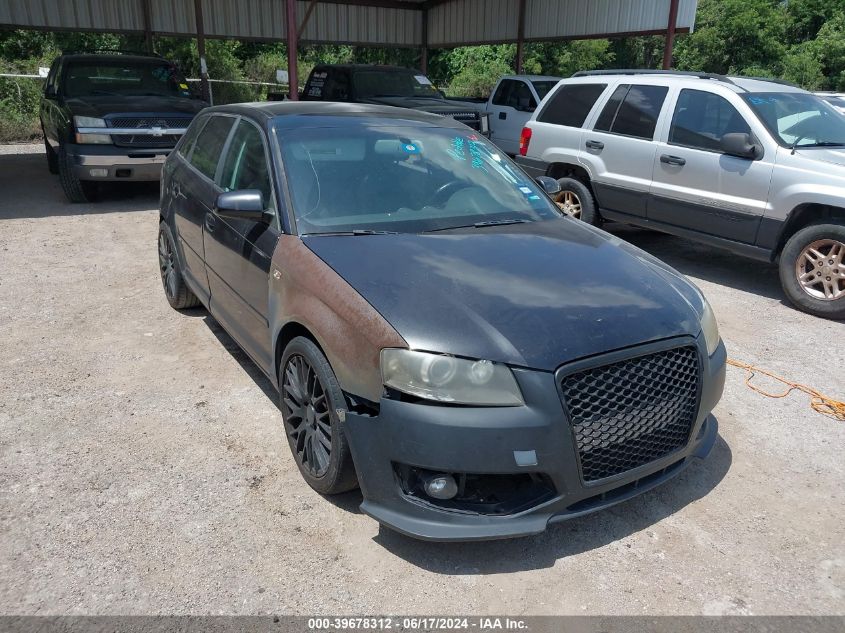 2007 Audi A3 2.0T VIN: WAUHF78P87A166599 Lot: 39678312