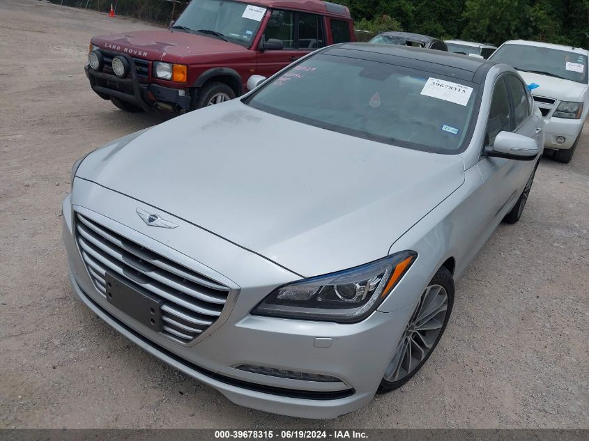 2016 Hyundai Genesis 3.8L VIN: 0KMHGN4JEXGU12062 Lot: 39678315