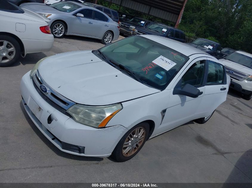 2008 Ford Focus Se/Ses VIN: 1FAHP35N48W198343 Lot: 40599880