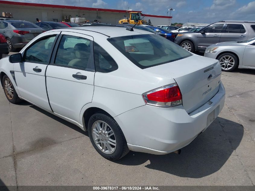 2008 Ford Focus Se/Ses VIN: 1FAHP35N48W198343 Lot: 40599880