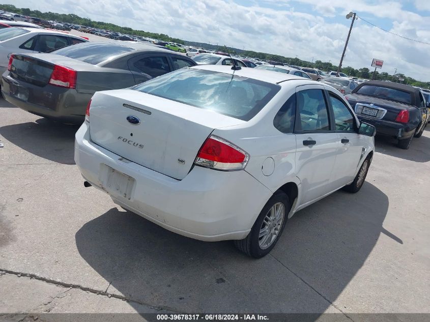 2008 Ford Focus Se/Ses VIN: 1FAHP35N48W198343 Lot: 40599880