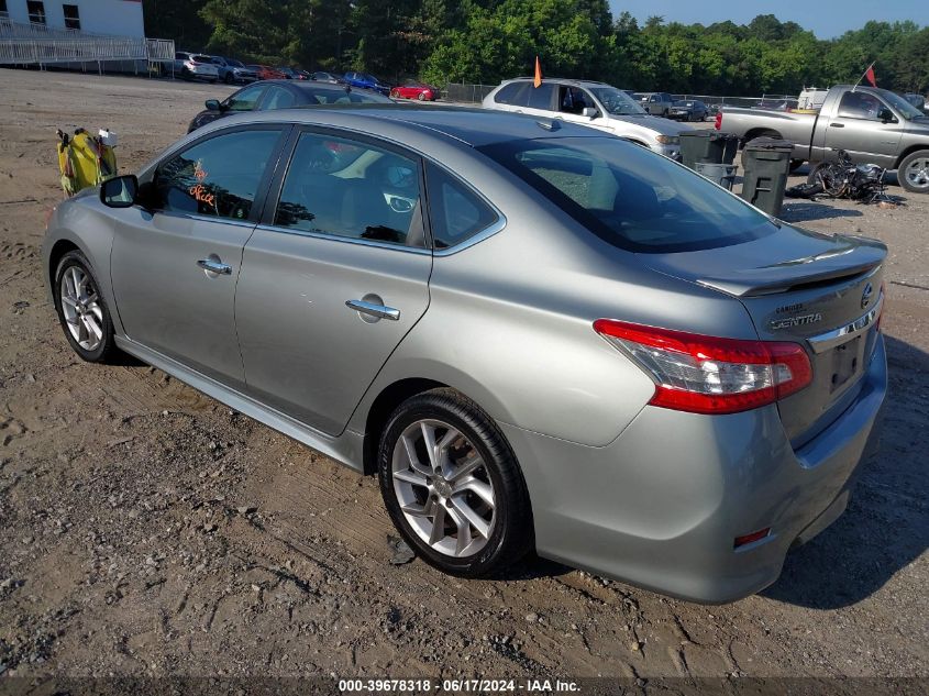 2013 Nissan Sentra Sr VIN: 3N1AB7AP2DL786267 Lot: 39678318