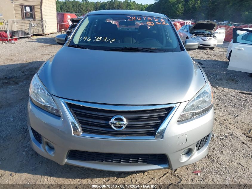 2013 Nissan Sentra Sr VIN: 3N1AB7AP2DL786267 Lot: 39678318