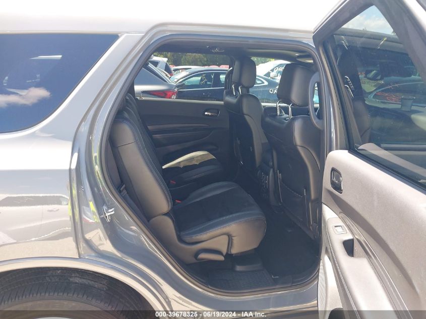 2022 Dodge Durango Gt Plus Awd VIN: 1C4RDJDG8NC219383 Lot: 39678325