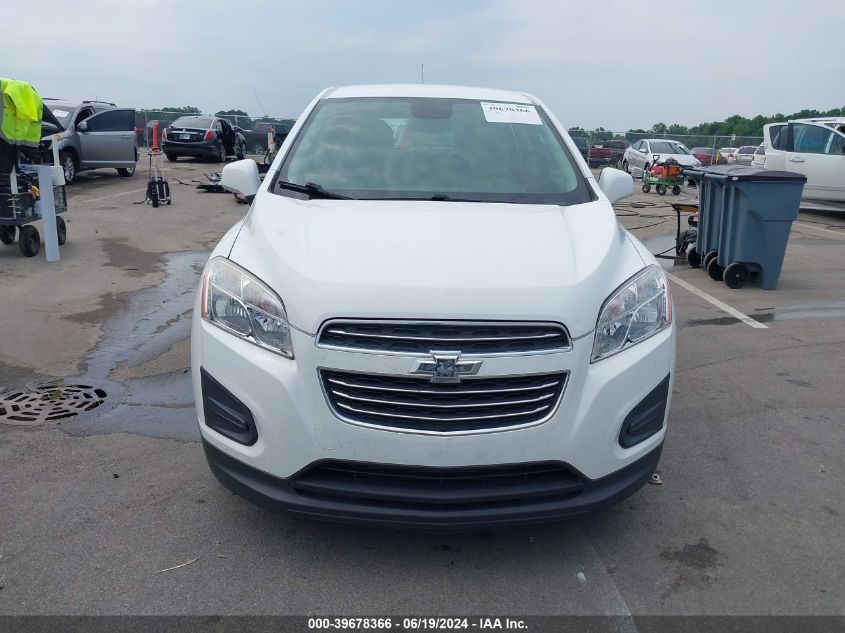 2016 Chevrolet Trax 1Ls VIN: KL7CJKSBXGB608351 Lot: 39678366